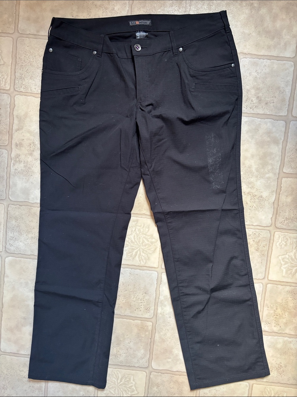 5.11 Tactical Cirrus Pants Women's Size 16 Ripstop Utility Workwear 64391 Black